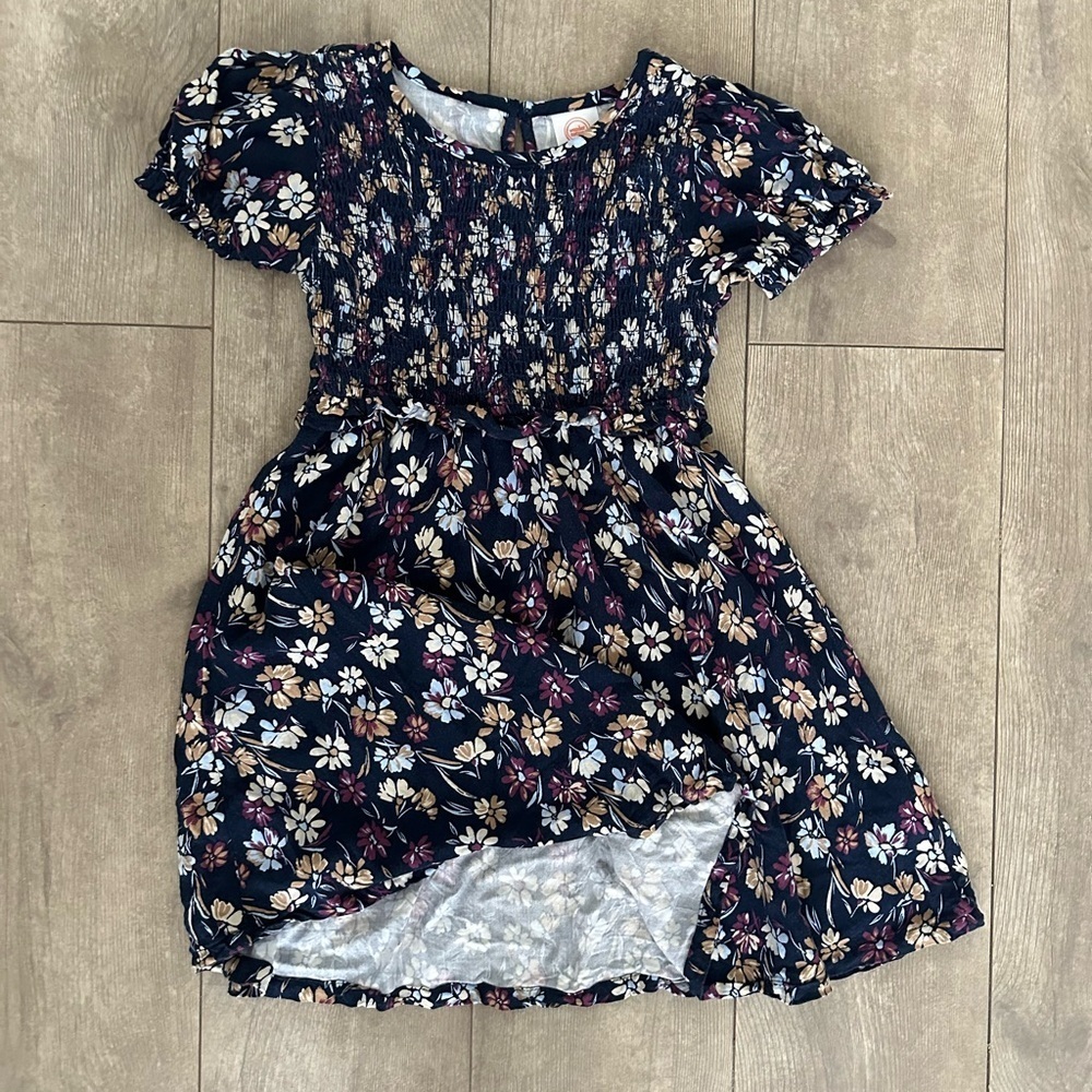 4T Floral Short sleeve dress fit & flare casual girl